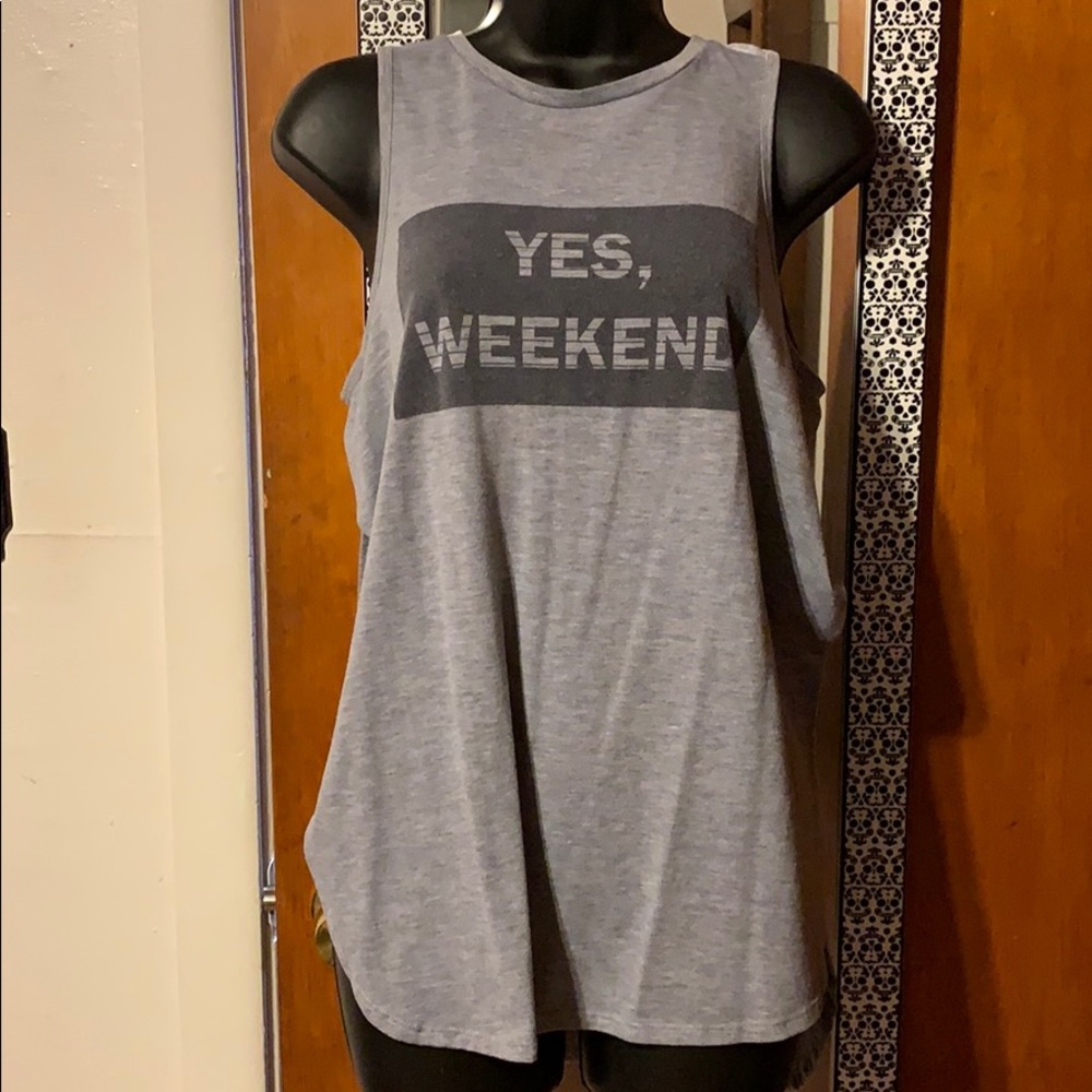Weekend work out shirt